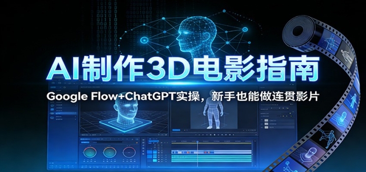 AI����3D��Ӱָ�ϣ�Google Flow+ChatGPTʵ�٣�����Ҳ��������ӰƬ