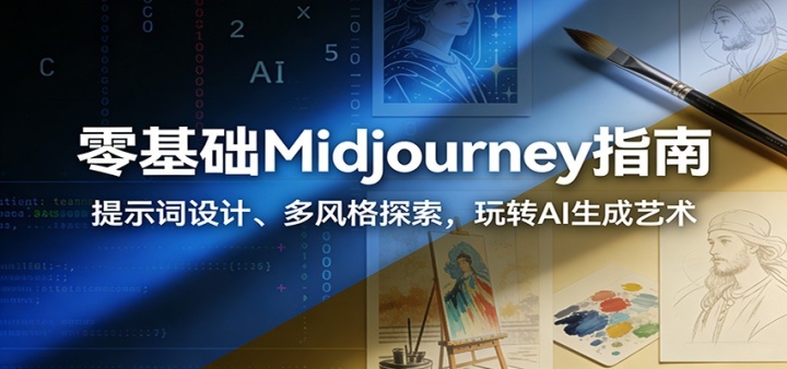 �����Midjourneyָ�ϣ���ʾ����ơ�����̽������תAI��������