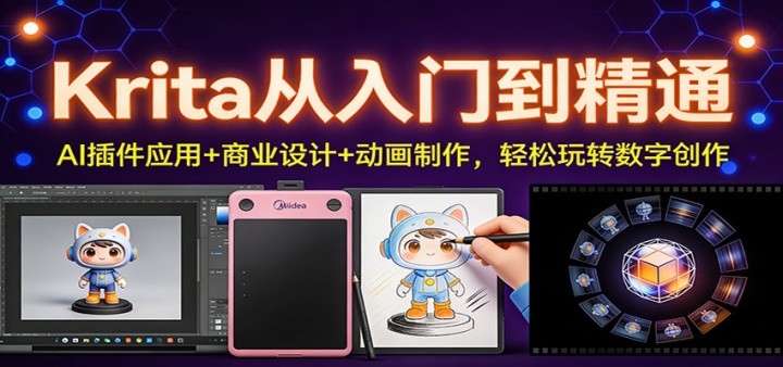 Krita�����ŵ���ͨ��AI���Ӧ��+��ҵ���+����������������ת���ִ���