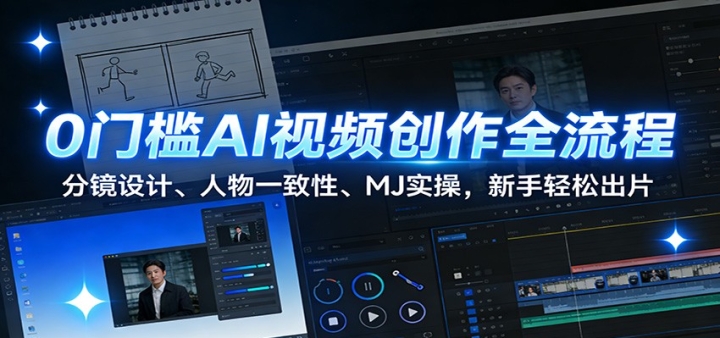 0�ż�AI��Ƶ����ȫ���̣��־���ơ�����һ���ԡ�MJʵ�٣��������ɳ�Ƭ